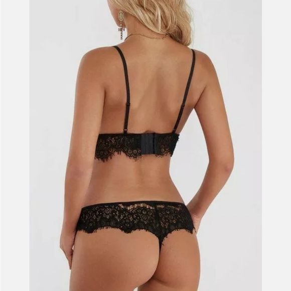 Women Sexy Lingerie Lace Bra Thong Underwear Babydoll Sleepwear Pajamas Sets - Picture 6 of 6